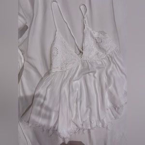 White babydoll top